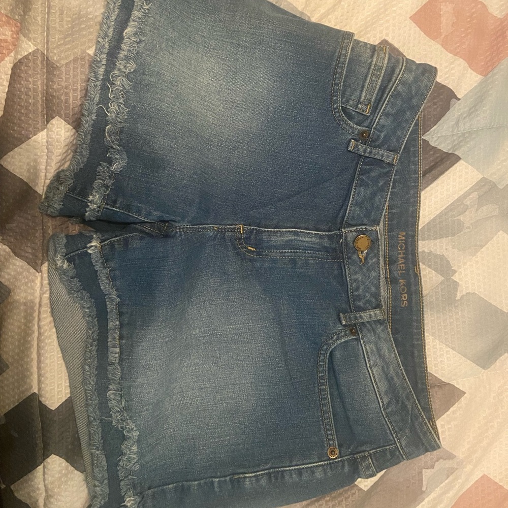 Michael kors blue Jean shorts